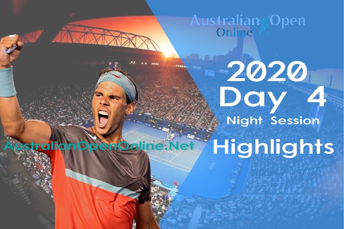 Australian Open Day 4 2020 Highlights Night Session