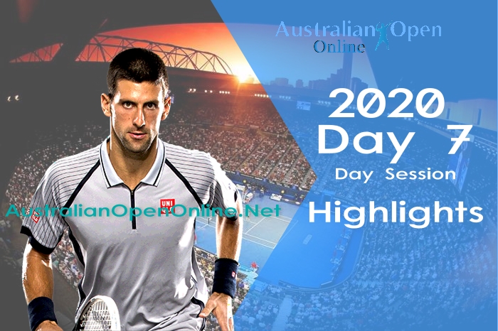 Australian Open Day 7 2020 Highlights Day Session
